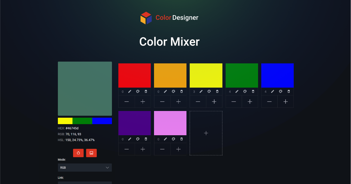 Color Mixer Colordesigner