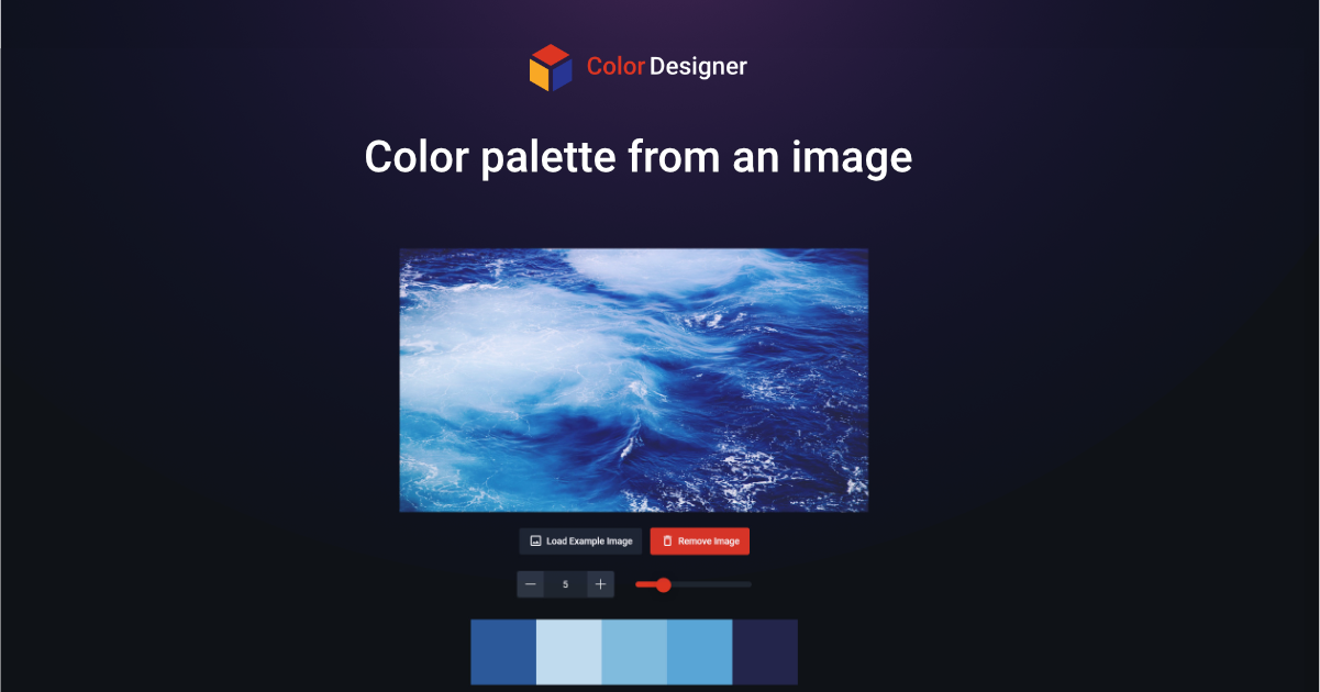 Color Palette From An Image Colordesigner io Color Palette From An Image Colordesigner io