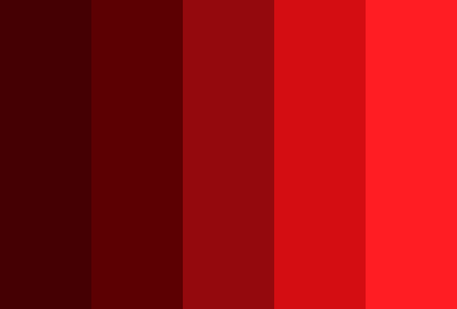Red Color Palettes - Colordesigner