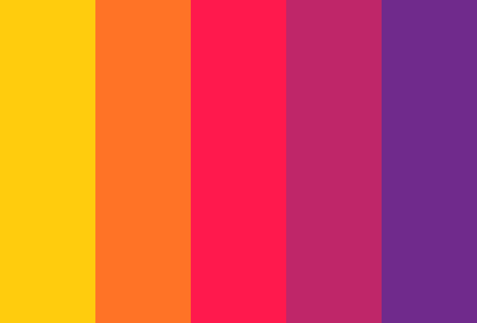 Warm Color Palettes Colordesigner io